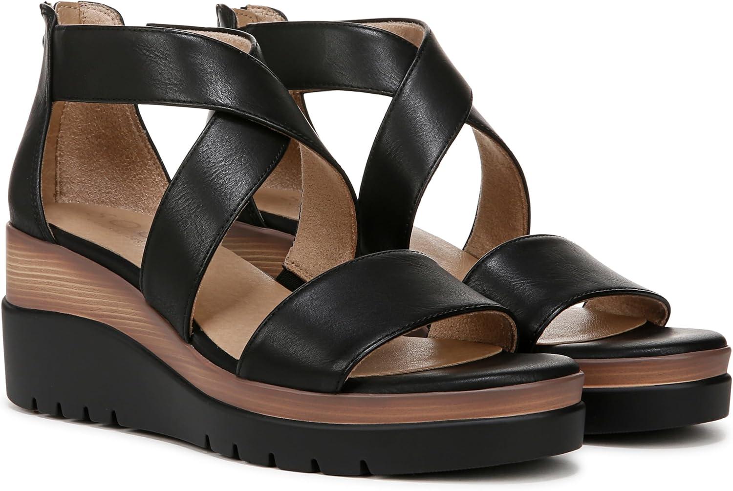 imageNaturalizer Womens Soul Goodtimes Wedge SandalBlackBlack Wedge