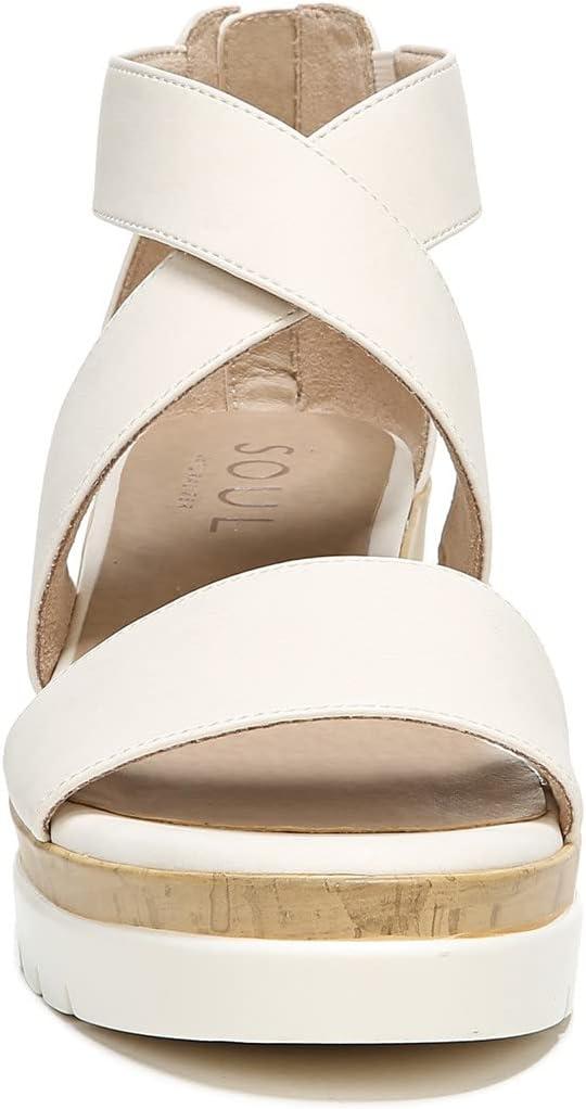 imageNaturalizer Womens Soul Goodtimes Wedge SandalPorcelain Beige Synthetic