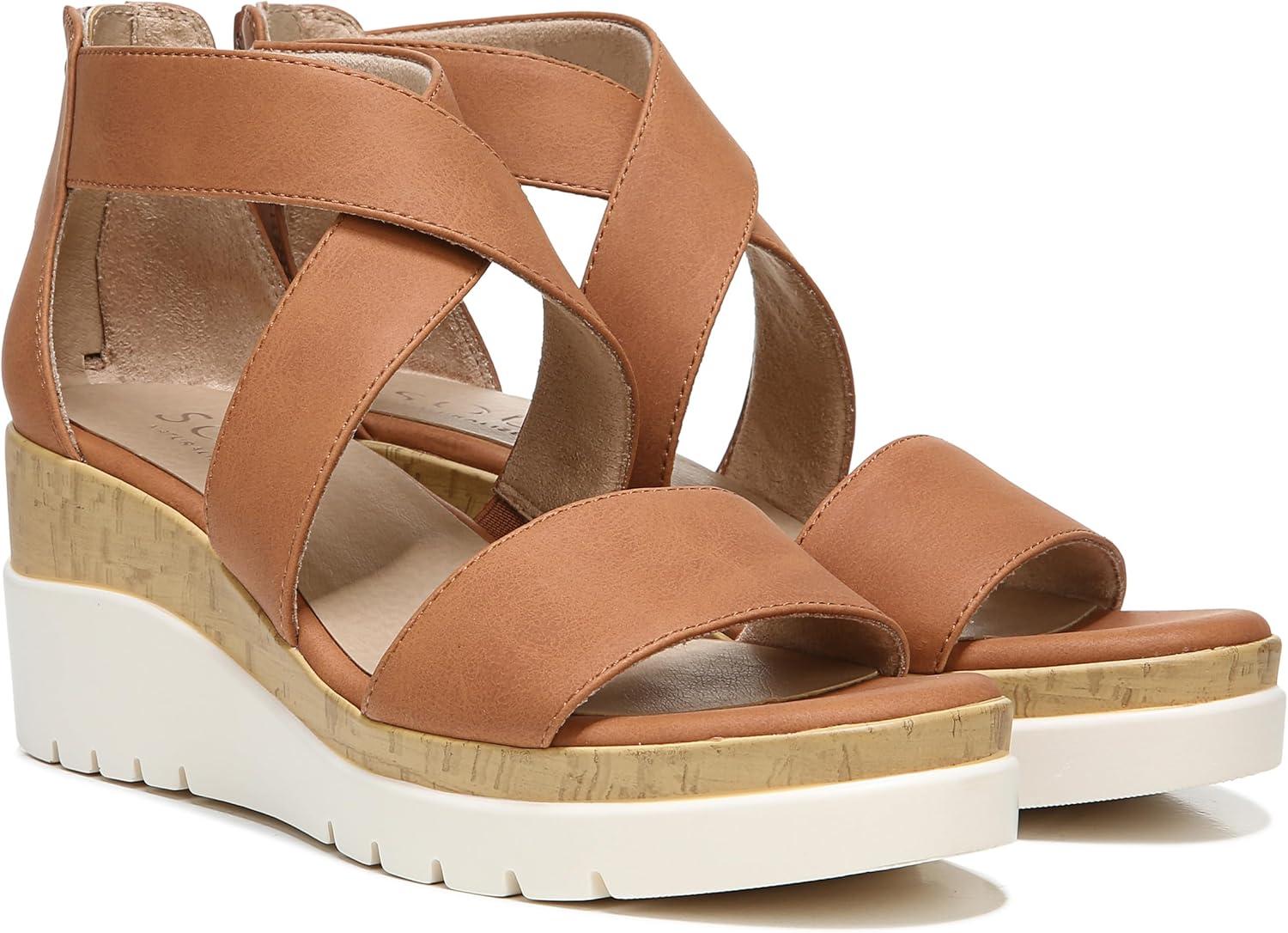 imageNaturalizer Womens Soul Goodtimes Wedge SandalToffee Brown Synthetic