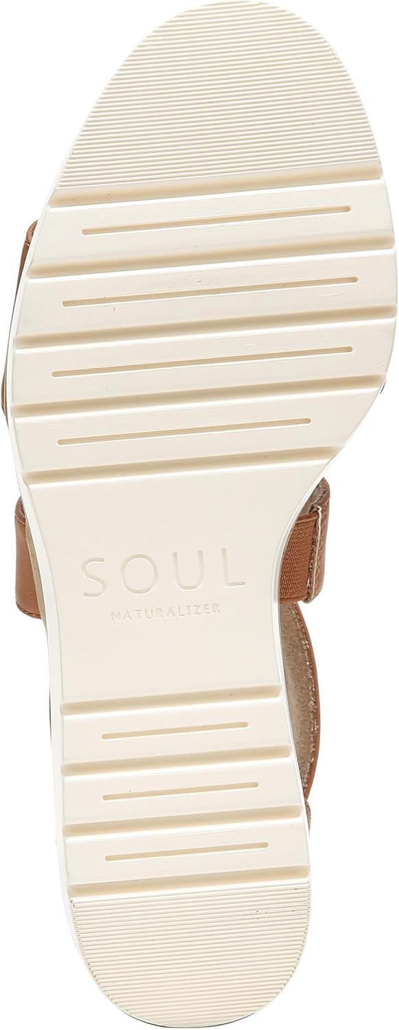 imageNaturalizer Womens Soul Goodtimes Wedge SandalToffee Brown Synthetic