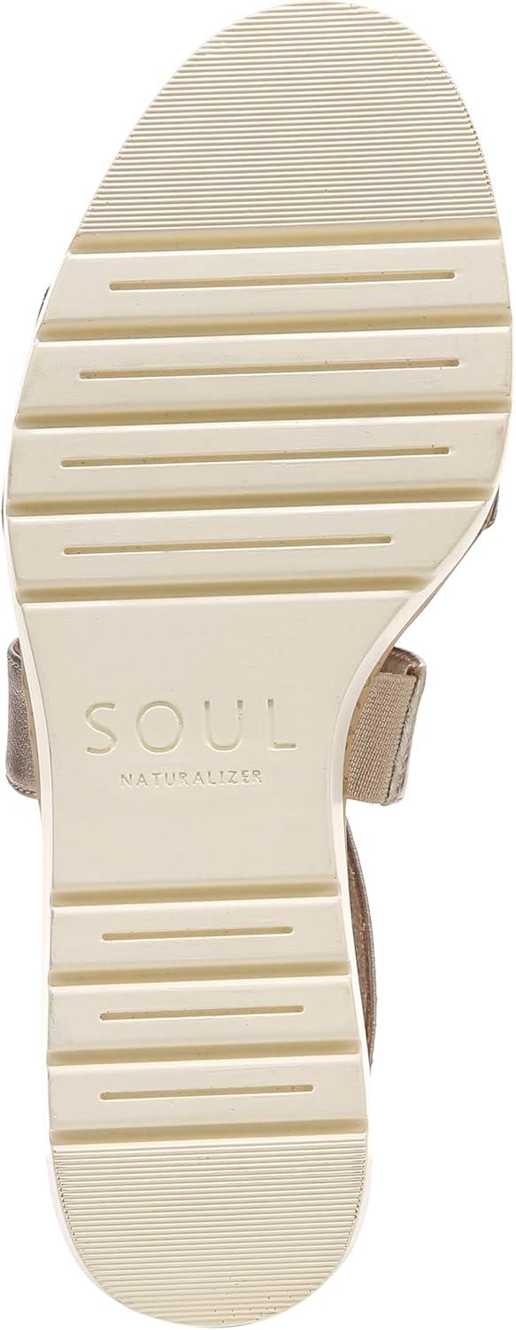 imageNaturalizer Womens Soul Goodtimes Wedge SandalWarm Silver Synthetic