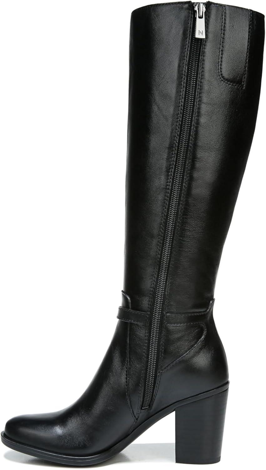 imageNaturalizer womens Kalina Knee High Tall BootsKnee High BootBlack Leather