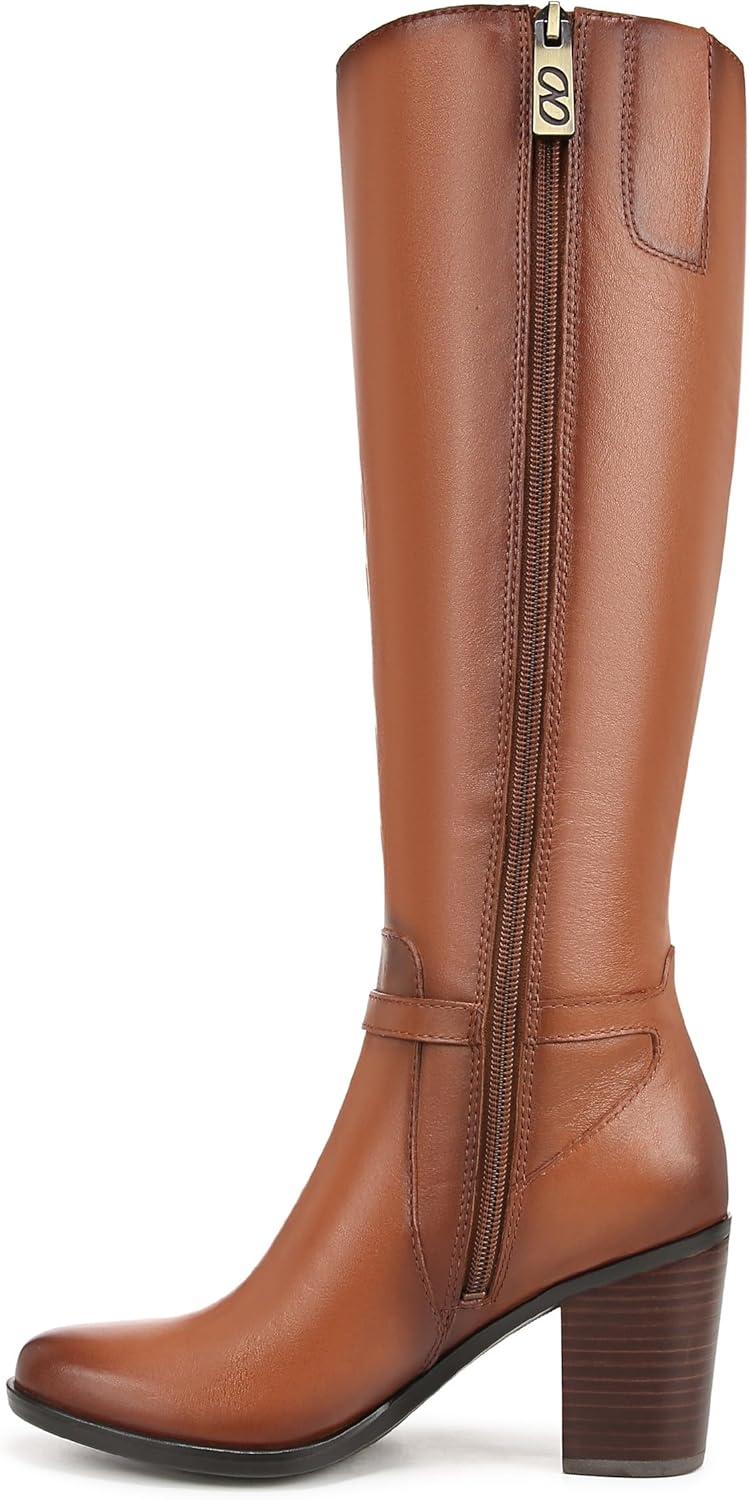 imageNaturalizer womens Kalina Knee High Tall BootsKnee High BootCider Spice Brown Leather Narrow Calf