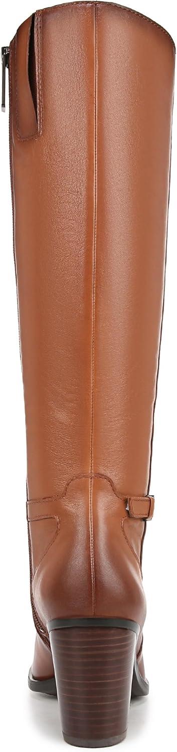 imageNaturalizer womens Kalina Knee High Tall BootsKnee High BootCider Spice Brown Leather Wide Calf