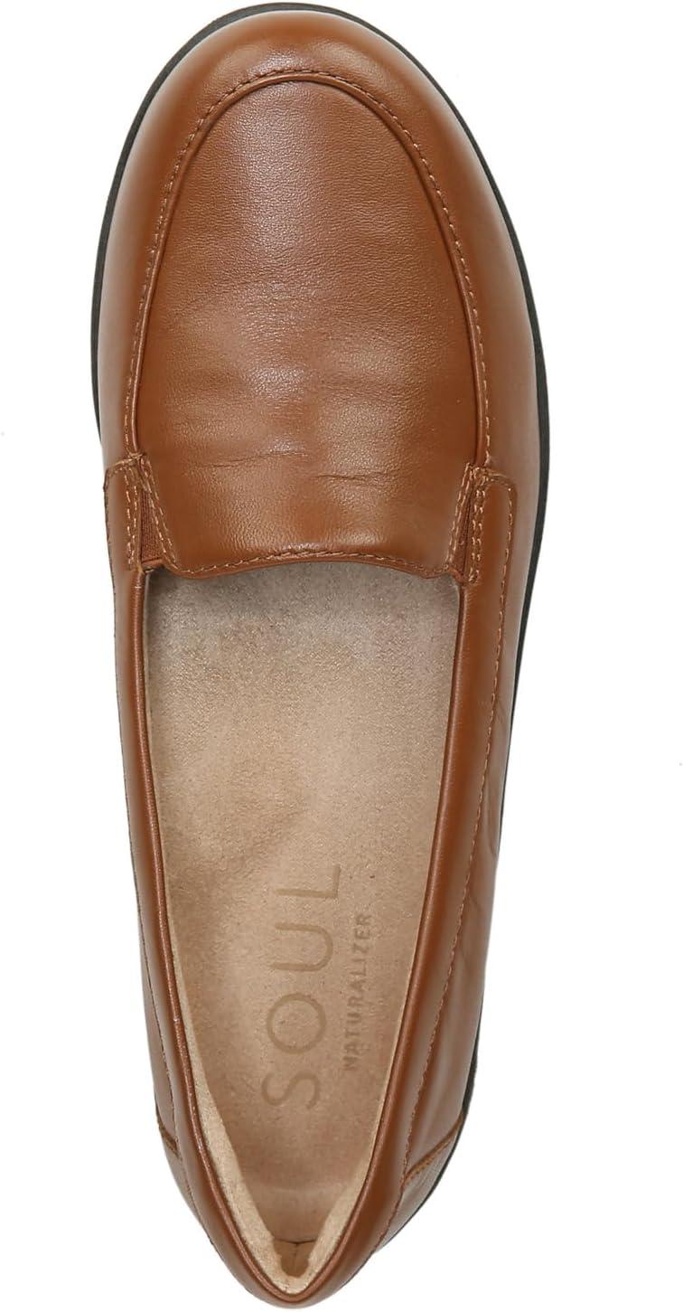 imageSOUL Naturalizer Womens Kacy Slip On Memory Foam Arch Support LoaferBrown