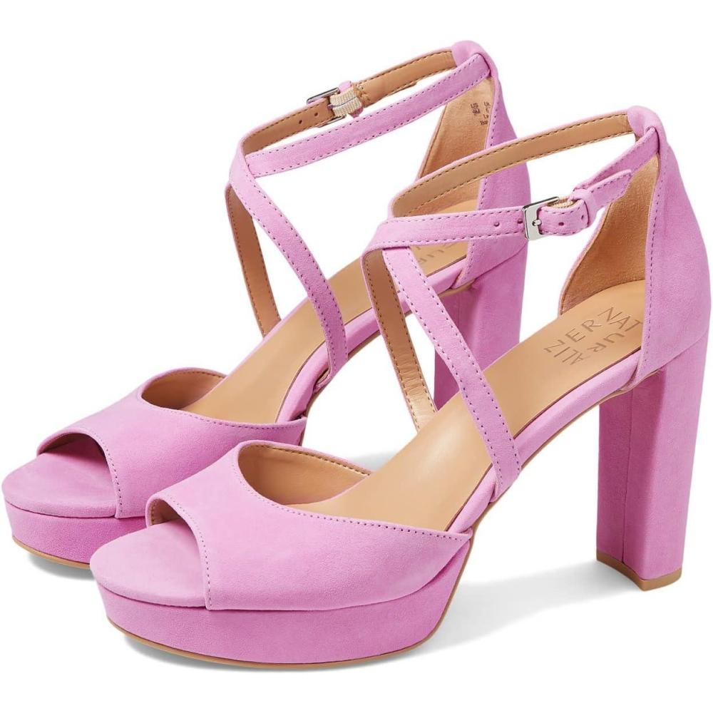 imageNaturalizer Womens Melody Heeled SandalWild Rose Pink Suede