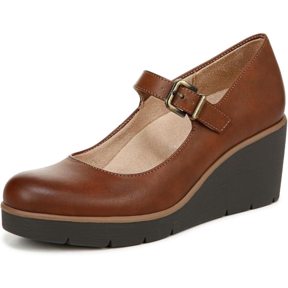 imageNaturalizer Womens Soul Adore Mary Jane WedgeToffee Brown
