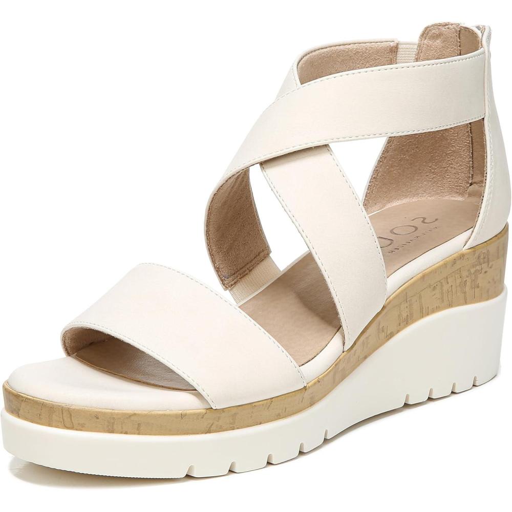imageNaturalizer Womens Soul Goodtimes Wedge SandalPorcelain