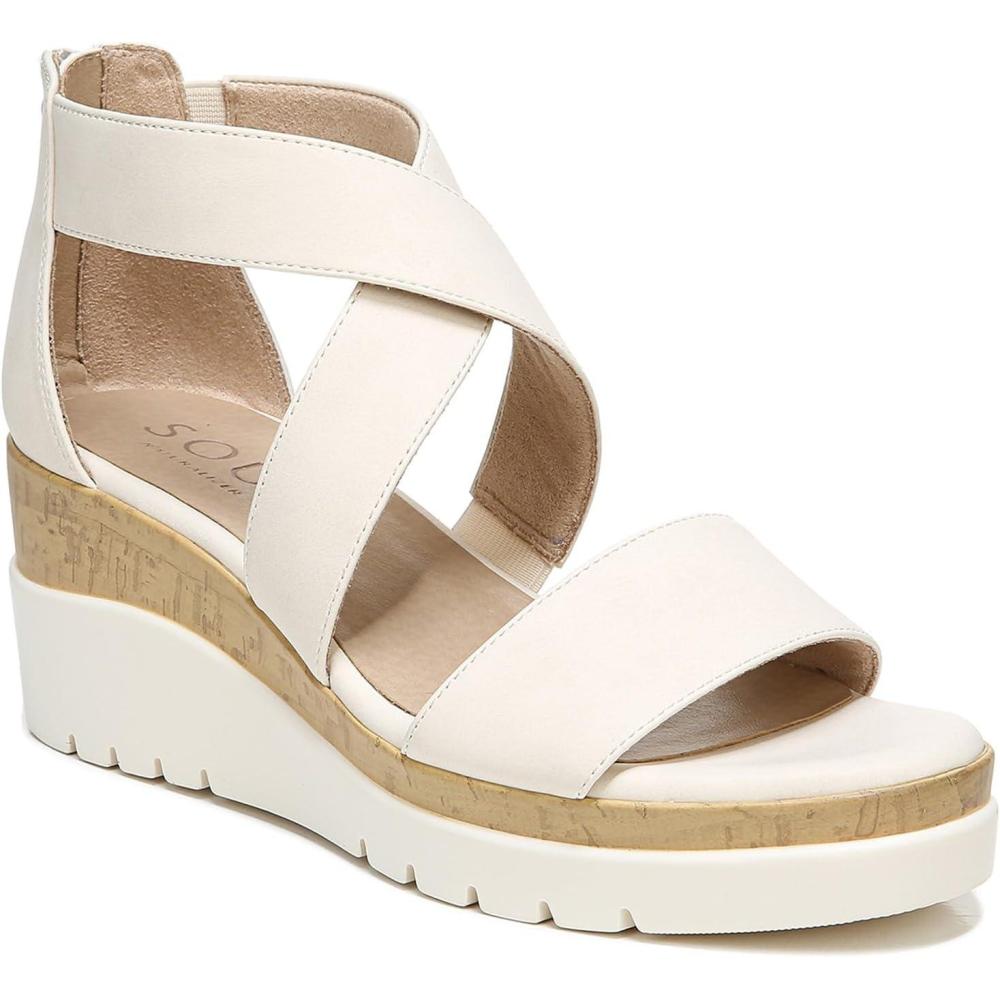 imageNaturalizer Womens Soul Goodtimes Wedge SandalPorcelain Beige Synthetic
