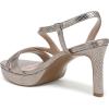 imageNaturalizer Womens Abby Heeled SandalPewter Snake Faux Leather