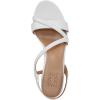 imageNaturalizer Womens Abby Heeled SandalWhite Smooth