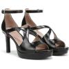 imageNaturalizer Womens Alicia Heeled SandalBlack Faux Leather