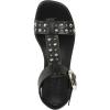 imageNaturalizer Womens Brandy Flat SandalBlack Studded Leather