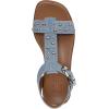 imageNaturalizer Womens Brandy Flat SandalDenim Blue Studded Nubuck