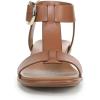 imageNaturalizer Womens Brandy Flat SandalEnglish Tea Brown Leather