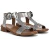 imageNaturalizer Womens Brandy Flat SandalSoft Pewter Silver Leather