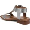 imageNaturalizer Womens Brandy Flat SandalSoft Pewter Silver Leather