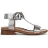 imageNaturalizer Womens Brandy Flat SandalSoft Pewter Silver Leather