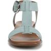 imageNaturalizer Womens Brandy Flat SandalSpring Clover Green Suede