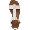 imageNaturalizer Womens Brandy Flat SandalWarm White Leather