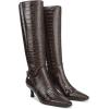 imageNaturalizer Womens Eartha Knee High BootChocolate Bar Croco