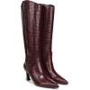 imageNaturalizer Womens Emily Knee High BootCranberry Red Croco Leather