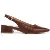 imageNaturalizer Womens Ginger Snip Toe Slingbacks PumpBrown Croco