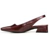imageNaturalizer Womens Ginger Snip Toe Slingbacks PumpCranberry Red Patent
