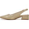 imageNaturalizer Womens Ginger Snip Toe Slingbacks PumpGold Lizard Metallic