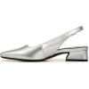 imageNaturalizer Womens Ginger Snip Toe Slingbacks PumpSilver Metallic