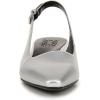 imageNaturalizer Womens Ginger Snip Toe Slingbacks PumpSilver Metallic