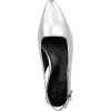 imageNaturalizer Womens Ginger Snip Toe Slingbacks PumpSilver Metallic