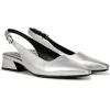 imageNaturalizer Womens Ginger Snip Toe Slingbacks PumpSilver Metallic