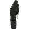 imageNaturalizer Womens Ginger Snip Toe Slingbacks PumpSilver Metallic