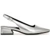 imageNaturalizer Womens Ginger Snip Toe Slingbacks PumpSilver Metallic