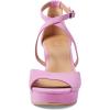 imageNaturalizer Womens Melody Heeled SandalWild Rose Pink Suede