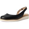 imageNaturalizer Womens SOUL Idea Slingback Ballet FlatBlack Faux Leather
