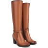imageNaturalizer womens Kalina Knee High Tall BootsKnee High BootCider Spice Brown Leather Narrow Calf
