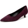 Deep Plum Purple Suede