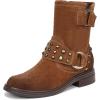 imageNaturalizer Womens Optimus Fashion BootDark Chestnut Brown Stud Suede