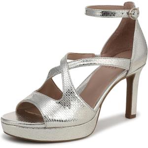 imageNaturalizer Womens Alicia Heeled SandalSilver Sand Faux Leather