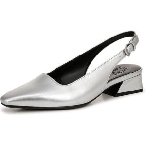 imageNaturalizer Womens Ginger Snip Toe Slingbacks PumpSilver Metallic