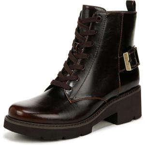 imageNaturalizer womens Cabaret Bootie Lace Up Combat BootDark Brown