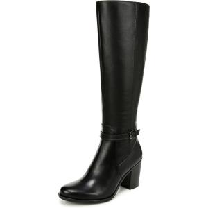imageNaturalizer womens Kalina Knee High Tall BootsKnee High BootBlack Leather Wide Calf