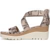 image:imageNaturalizer Womens Soul Goodtimes Wedge SandalBeige Snake Print