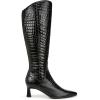 image:imageNaturalizer womens Deesha  Wide Calf BootBlack Croco