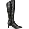 image:imageNaturalizer womens Deesha  Wide Calf BootBlack Croco Narrow Calf