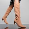 image:imageNaturalizer womens Deesha  Wide Calf BootCaf Suede