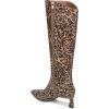 image:imageNaturalizer womens Deesha  Wide Calf BootDark Brown Leopard Suede