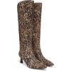 image:imageNaturalizer womens Deesha  Wide Calf BootDark Brown Leopard Suede